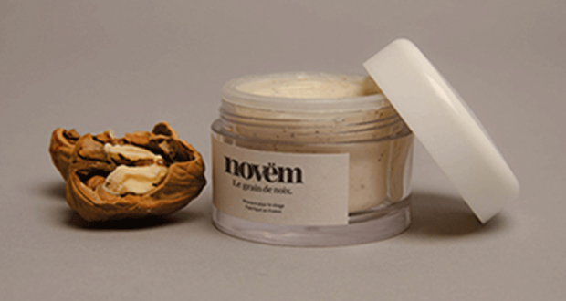 5 masques exfoliants aux grains de noix Novëm offerts