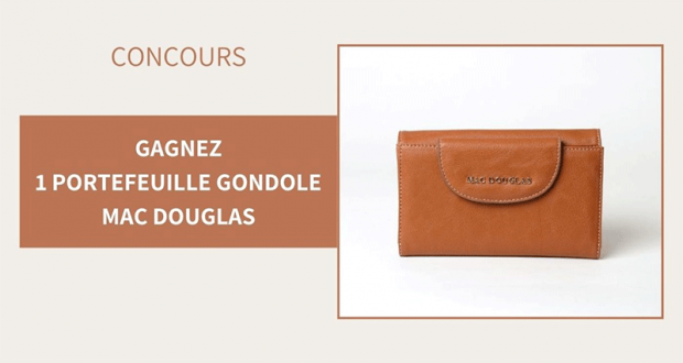 5 portefeuilles Gondole Mac Douglas offerts