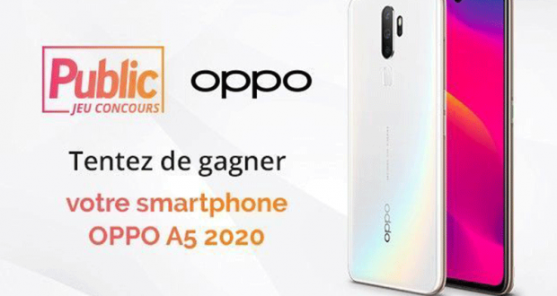 5 smartphones OPPO A5 2020 offerts