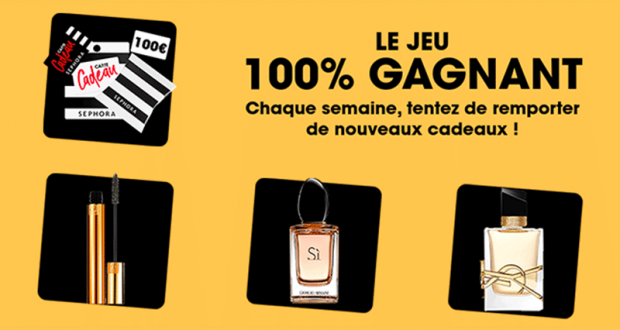 50 parfums de grandes marques offerts + 10 box Sephora