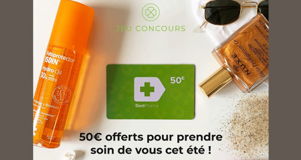 Carte cadeau Doctipharma de 50 euros offerte