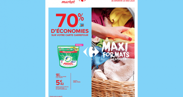 Catalogue Carrefour Market du 18 août au 30 août 2020