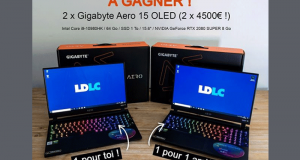 Lot de 2 PC portables Gigabyte offert (Valeur unitaire 9000 euros)