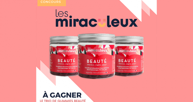 Lot de 3 produits de soins Les Miraculeux offert