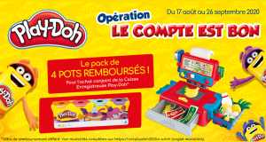 Play-Doh 1 Caisse Enregistreuse achetée = 4 Pots 100% Remboursés
