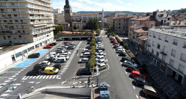 Stationnement gratuit en zone verte - Saint-Étienne
