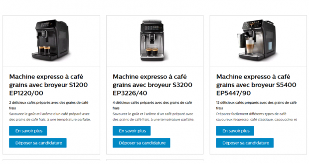 Testez les Machines expresso à café grains avec broyeur de Philips