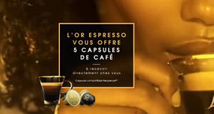 Échantillons Gratuits de Capsules à Café l’OR