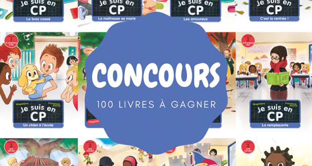 10 lots de 10 livres jeunesse Je suis en CP offerts