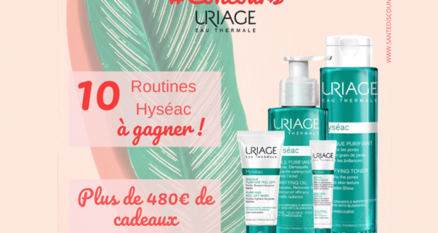 10 lots de 4 produits de soins Uriage offerts