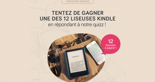 12 liseuses Amazon Kindle offertes