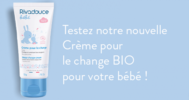 150 Crème pour le change bébé BIO Rivadouce à tester