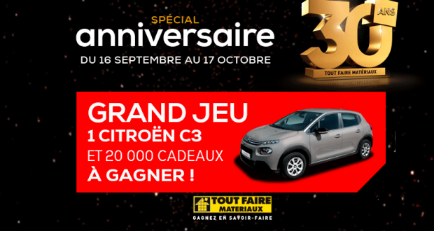 20 000 cadeaux offerts