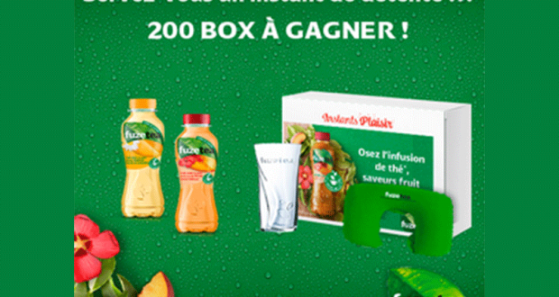 200 box dégustation Fuze Tea offertes