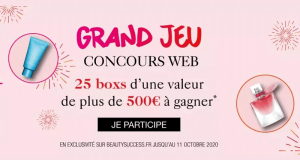 25 box Beauty Success offertes (500 euros chacune)