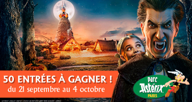 25 lots de 2 entrées pour le Parc Astérix offerts