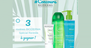 3 lots de 3 produits de soins Bioderma offerts