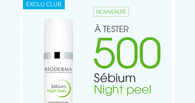 500 Sébium Night peel de Bioderma à tester