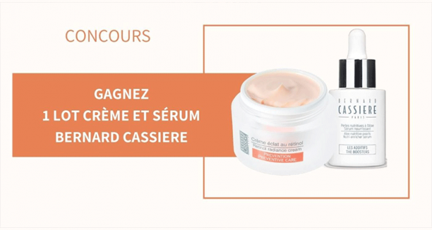 6 lots de 2 produits de soins Bernard Cassière offerts