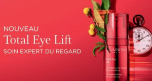 8000 Échantillons Gratuits de Soin zone regard Total Eye Lift Clarins