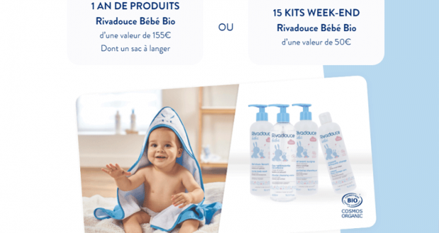 En jeu 15 kits week-end Rivadouce et 1 an de produits Rivadouce