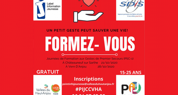 Formation Gratuite aux Premiers Secours (psc-1)