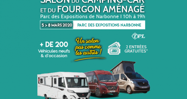 Invitations gratuites pour le salon du Camping Car Narbonne