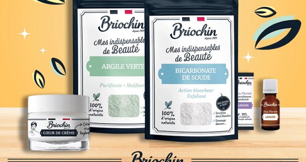 Lot de 4 produits cosmétiques Briochin offert