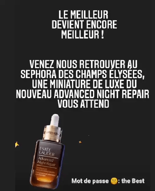 Une miniature du nouveau Advanced Night Repair offerte