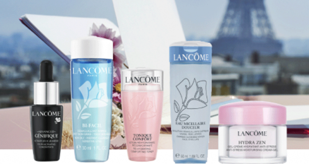 Échantillons gratuits de votre routine personnalisée Lancôme