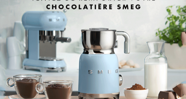 12 chocolatières SMEG offertes