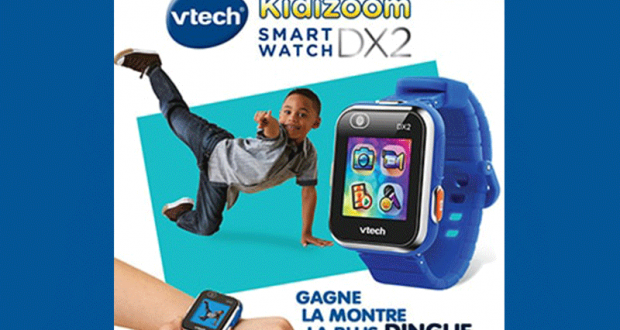15 montres Kidizoom Smartwatch DX2 bleue offertes