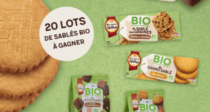 20 lots de sablés bio Biscuiterie de l'Abbaye offerts