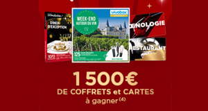 23 coffrets et cartes cadeaux Wonderbox à remporter