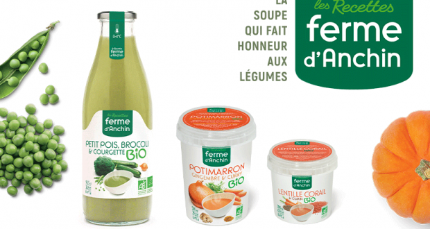 2500 packs de soupe fraîche La ferme d’Anchin à tester