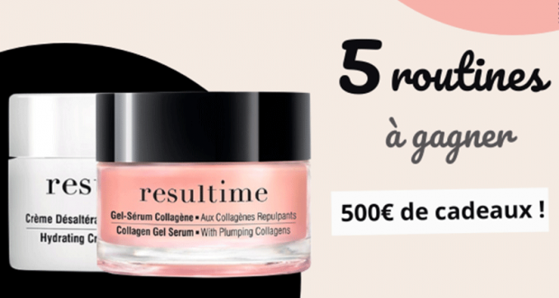5 routines de soins anti-âge Resultime offertes