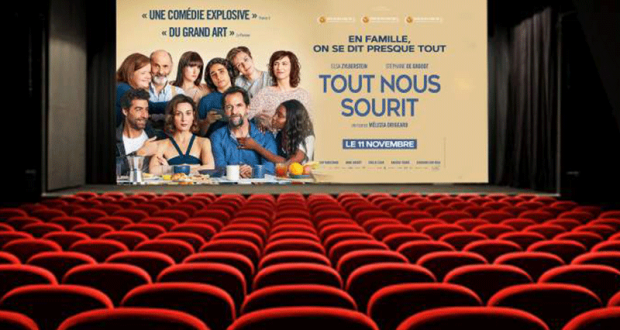 50 lots de 2 places de cinéma pour le film Tout nous sourit offerts