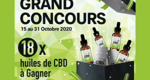 6 coffrets de 3 huiles de CBD offerts