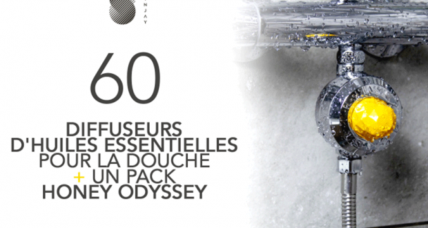 60 diffuseurs d'huiles essentielles pour la douche + pack skinjay à tester