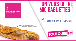 Baguette offerte dans les boulangeries La Mie de Pain