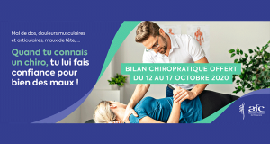 Bilan Chiropratique GRATUIT dans toute la France