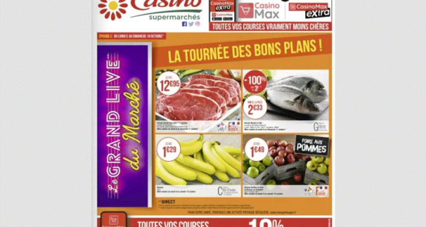 Catalogue Casino du 05 octobre au 18 octobre 2020