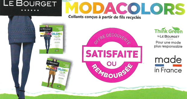 Collant Modacolor Fils Recyclés Le Bourget 100% remboursé