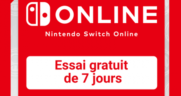 Essai Gratuit de 7 jours au service Nintendo Switch Online