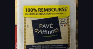 Fromage Pavé d’Affinois 100% Remboursé en 3 Bons