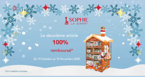 Sophie La Girafe 2ème produit 100% Remboursé