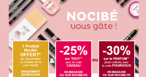 Un cadeau Nocibé offert sur simple visite