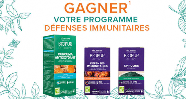 10 Programmes Défenses Immunitaires BIOPUR offerts