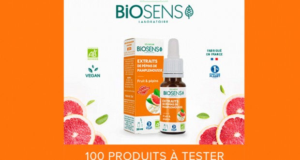 100 produits Vitalité de Biosens à tester