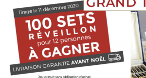 100 réveillons pour 12 personnes offerts (Valeur unitaire 1155 euros)